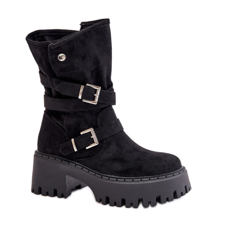Step in style Botas Modelo Nerelisa QH7825 Preta - Entre com estilo preto