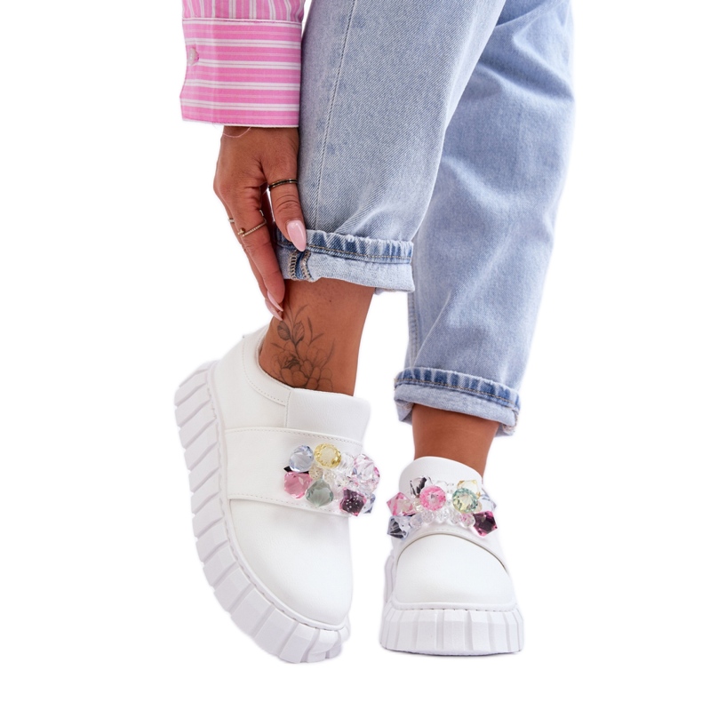 Step in style Calçado Esportivo Modelo Desire NB615 Branco - Entre com estilo Step in style Calçado Esportivo Modelo Desire NB615 Branco - Entre com estilo