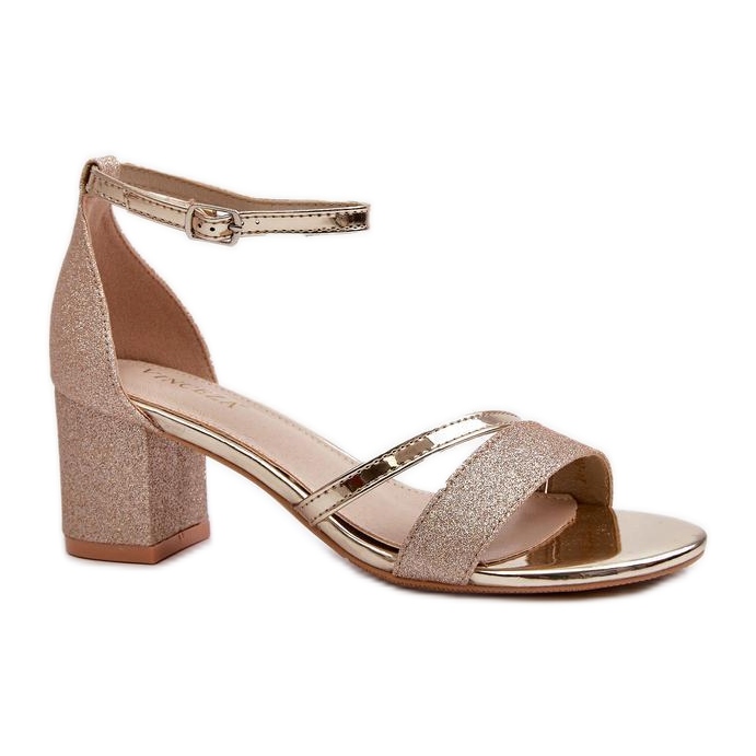 Step in style Sandálias Modelo Ploemis 20244 Dourada - Entre com estilo amarelo