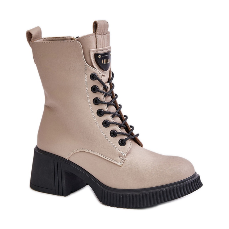 Step in style Botas Modelo Vinceza 66671 Bege - Entre com estilo
