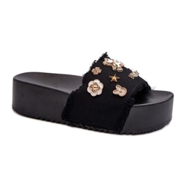 Step in style Sandália Chinelo Modelo Zranesia BG172 Preta - Entre com estilo preto