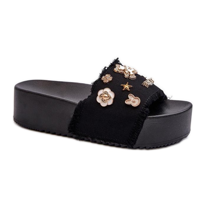 Step in style Sandália Chinelo Modelo Zranesia BG172 Preta - Entre com estilo preto