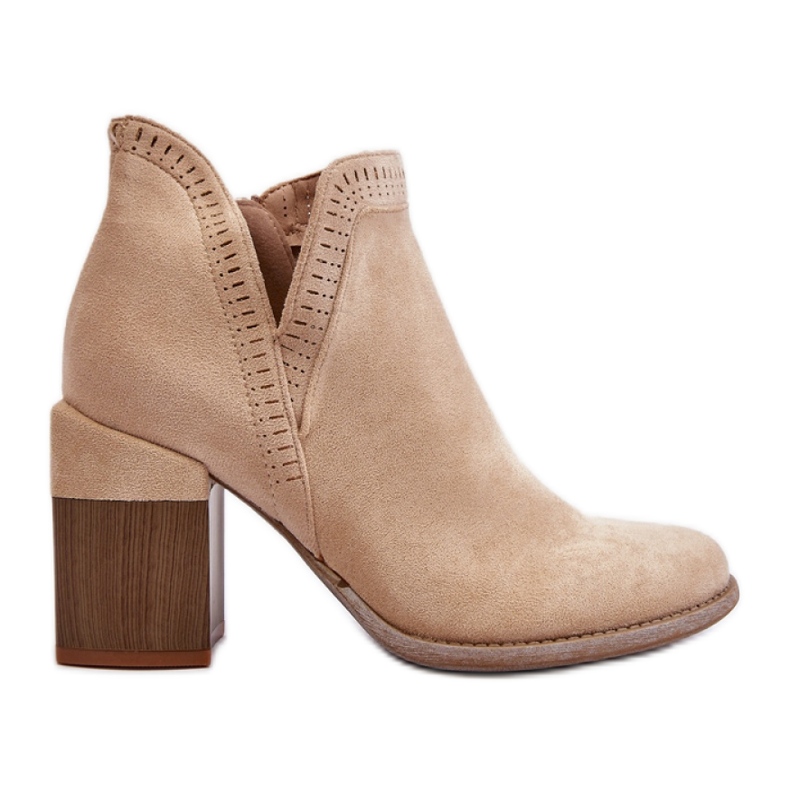 Step in style Botas Modelo Jolnima A5729-39 Bege Claro - Entre com estilo