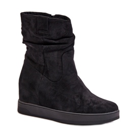 Step in style Botas Modelo Zinradea MS35012 Pretas - Entre com estilo preto
