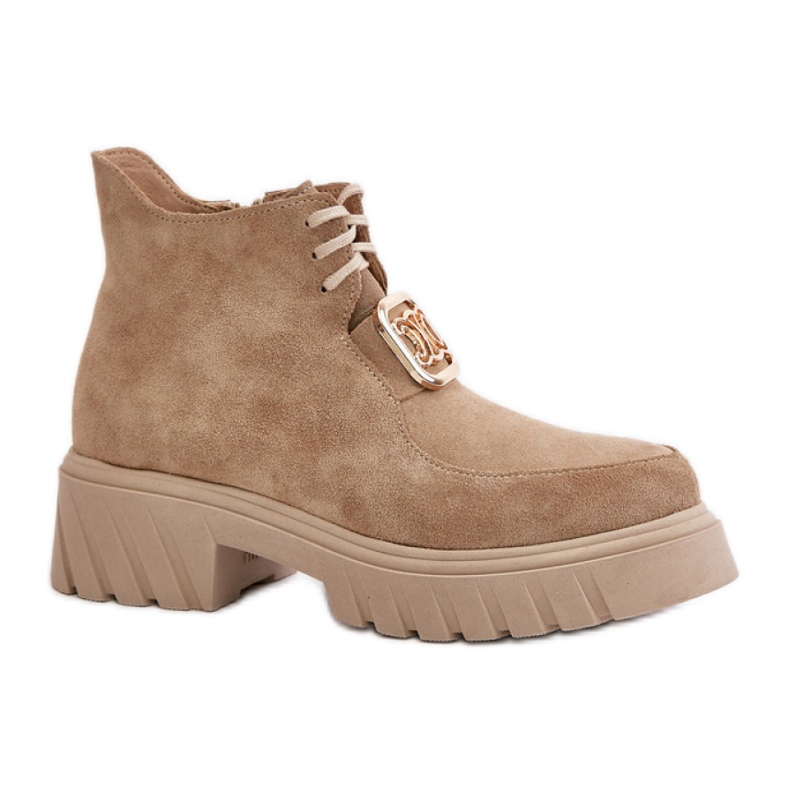 Step in style Botas Modelo Zazoo 2952 Bege – Entre com estilo