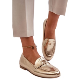 Step in style Mocassins Modelo Sylvaine 24PB98-6990 Ouro - Entre com estilo amarelo