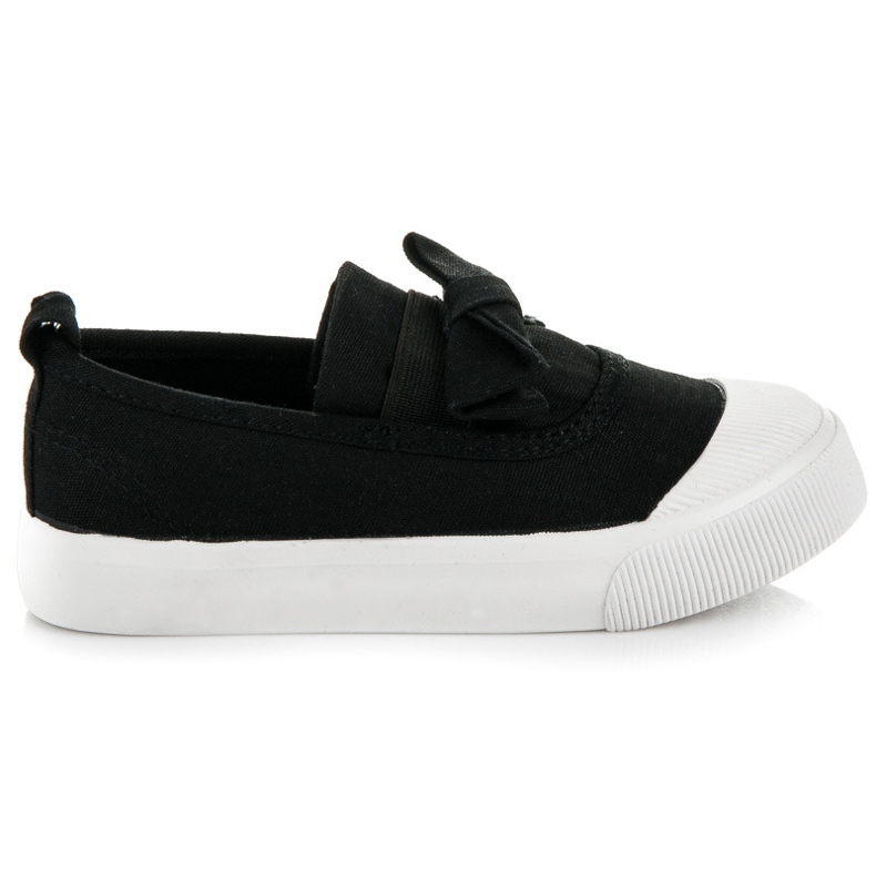 L&H Sapatilhas slip-on com arco preto L&H Sapatilhas slip-on com arco preto