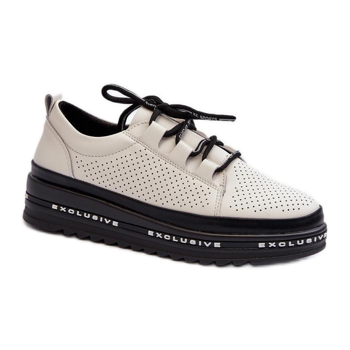 Step in style Sapatos Modelo S.Barski LR769A Bege - Entre com estilo