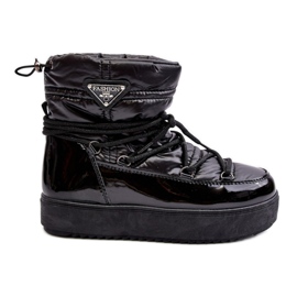 Step in style Botas de neve Modelo Fleure NB606 Pretas - Entre com estilo preto