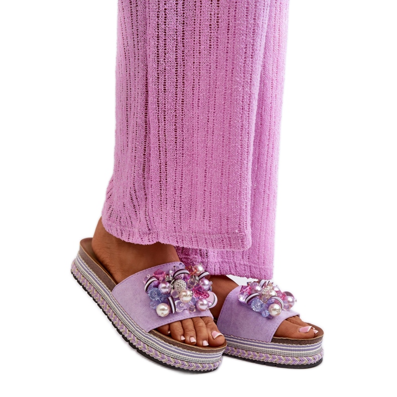 Step in style Sandália Chinelo Modelo S.Barski HY077 Violeta - Entre com estilo tolet