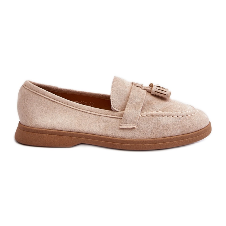 Step in style Mocassins Modelo Dansitu N22-992 Bege - Entre com estilo