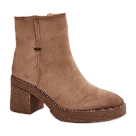 Step in style Botas Modelo Arkesia KE219 Bege - Entre com estilo