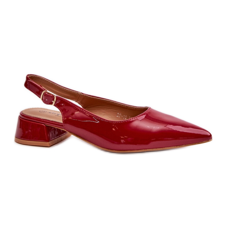 Step in style Sapatilhas Modelo Anarinne BF-18 Borgonha - Entre com estilo vermelho