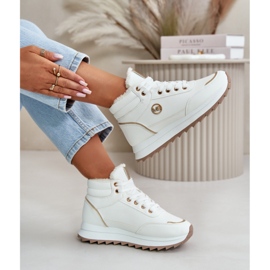 Step in style Calçado Esportivo Modelo Ariatte TL288-9 Branco - Entre com estilo