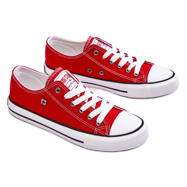 Step in style Tênis Modelo Big Star T274020 Vermelho - Entre com estilo