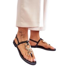 Step in style Sandália Modelo Keep Going 7929 Preta - Entre com estilo preto