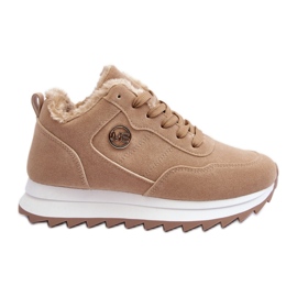 Step in style Calçado Esportivo Modelo Adite TL233-63 Bege Escuro - Entre com estilo