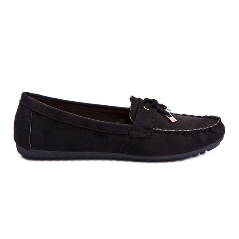 Step in style Mocassins Modelo Good Time ZA28P Preto - Entre com estilo