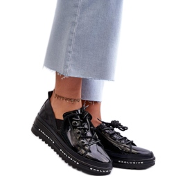Step in style Sapatos Modelo S.Barski LR620 Preto - Entre com estilo