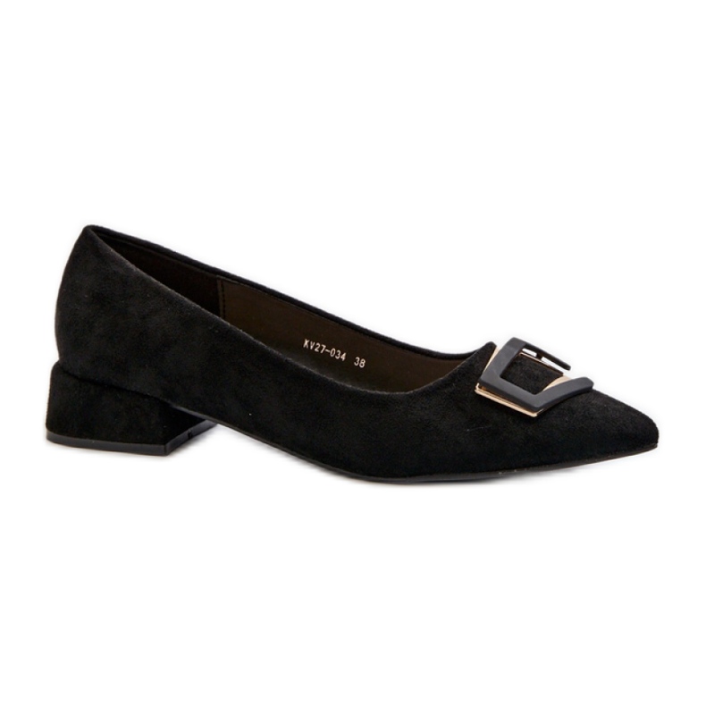 Step in style Bombas Modelo S.Barski KV27-034 Preto - Entre com estilo