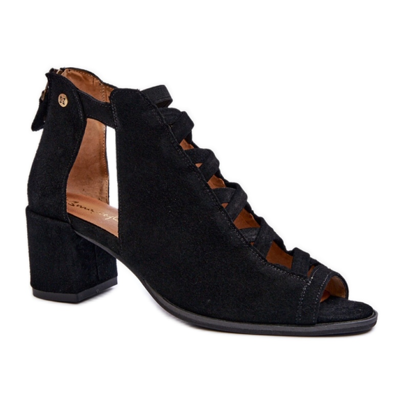 Step in style Sandália Modelo Maciejka 06456-01 Preta - Entre com estilo preto Step in style Sandália Modelo Maciejka 06456-01 Preta - Entre com estilo preto