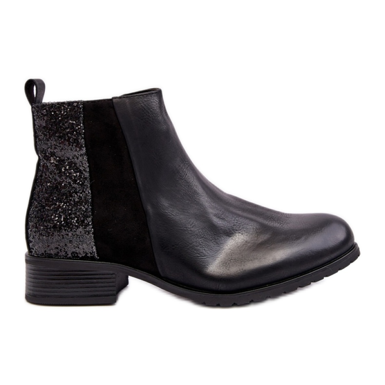 Step in style Botas Chelsea Modelo Messio M671 Pretas - Entre com estilo preto
