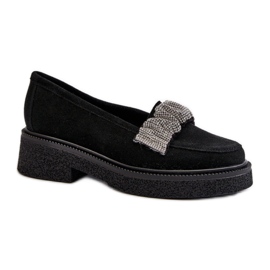Step in style Mocassins Modelo Zazoo 3419 Camurça Preta – Entre com estilo preto