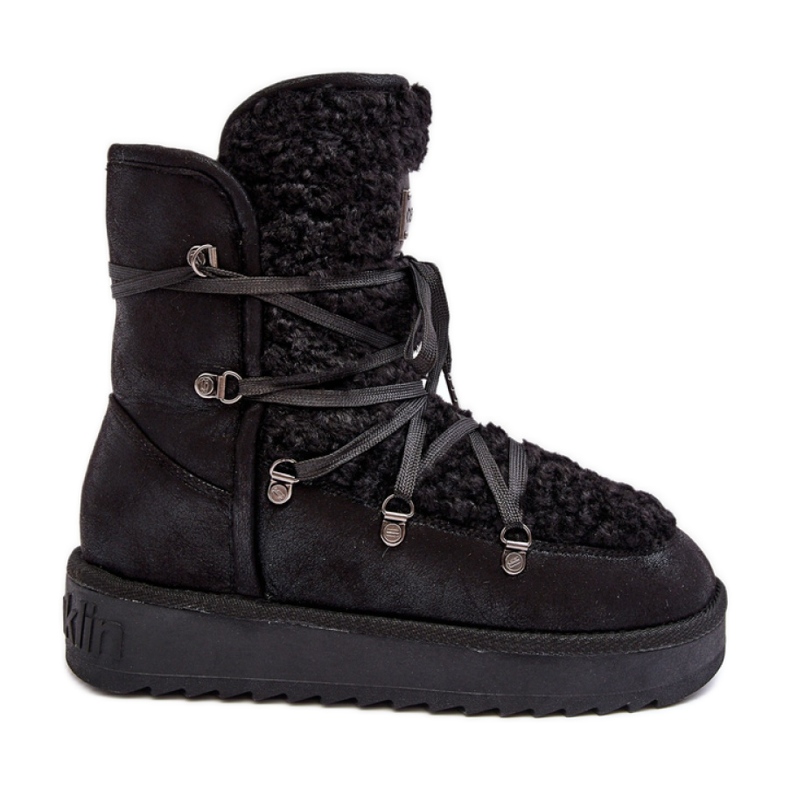 Step in style Botas de neve Modelo D.Franklin DFSH370004 Pretas - Entre com estilo preto