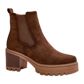 Step in style Botas Modelo Irissinae KE217 Marrom - Entre com estilo castanho