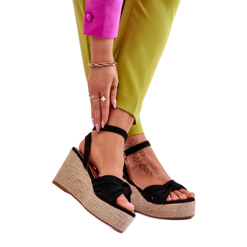 Step in style Sandálias Modelo Kendall FL-028-SC-1 Pretas - Entre com estilo preto