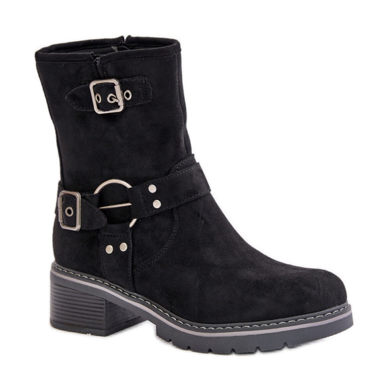 Step in style Botas Modelo Zudra 7280 Pretas - Entre com estilo preto
