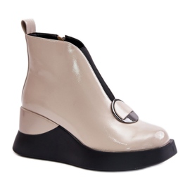 Step in style Botas Modelo Da MR880-136 Bege - Entre com estilo Step in style Botas Modelo Da MR880-136 Bege - Entre com estilo