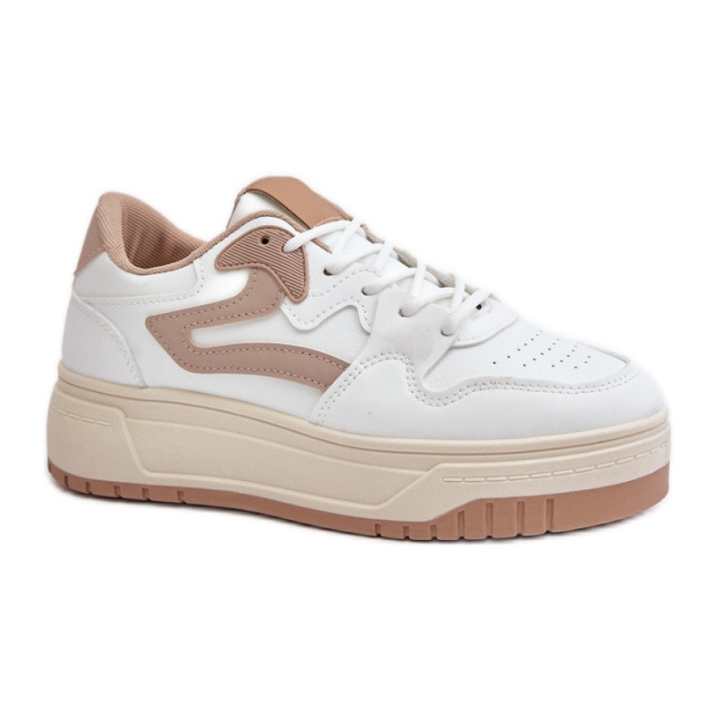 Step in style Calçado Esportivo Modelo Henizore 1W-N3 Branco/Bege - Entre com estilo Step in style Calçado Esportivo Modelo Henizore 1W-N3 Branco/Bege - Entre com estilo