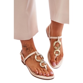 Step in style Modelo Keep Going 7929 Sandálias bege - Entre com estilo Step in style Modelo Keep Going 7929 Sandálias bege - Entre com estilo