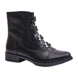 Step in style Botas Modelo Evalith ASA62-30 Pretas - Entre com estilo preto