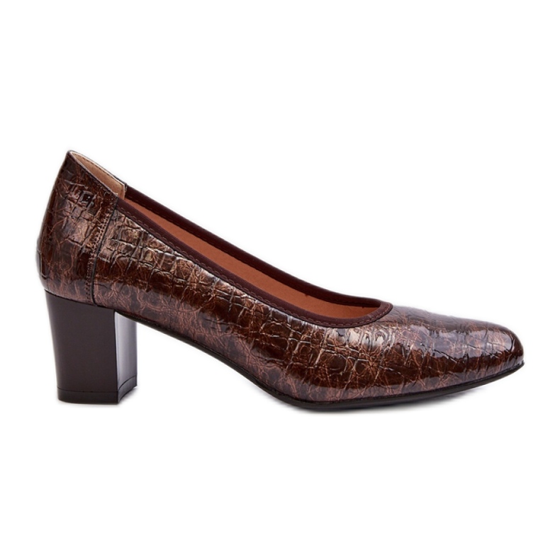 Step in style Bombas Modelo Cynania 58307 Marrom - Entre com estilo castanho
