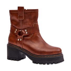 Step in style Botas Modelo Lewski 3435 Marrom - Entre com estilo castanho