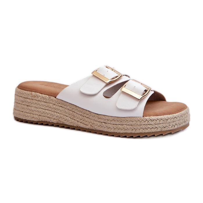 Step in style Chinelo Sandália Modelo Zaloemi C-315 Branco - Entre com estilo