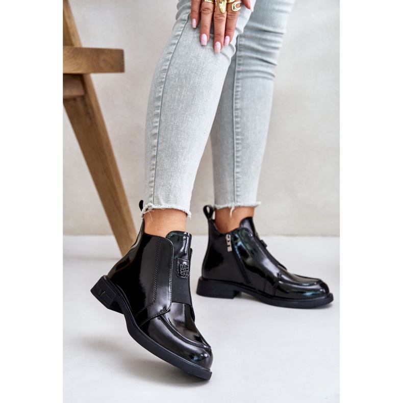 Step in style Botas Modelo Da JC42-24 Pretas - Entre com estilo preto