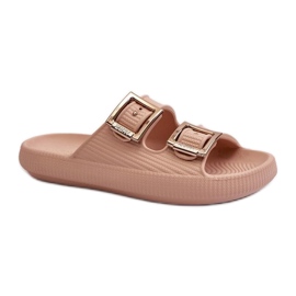 Step in style Chinelos Sandália Modelo Zaxy LL285087 Bege - Entre com estilo