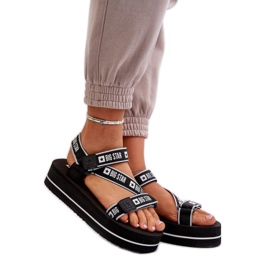 Step in style Sandálias Modelo Big Star NN274A525 Pretas - Entre com estilo preto