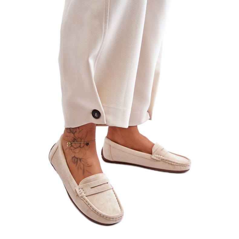 Step in style Mocassins Modelo Lenvie FT245 Bege - Entre com estilo Step in style Mocassins Modelo Lenvie FT245 Bege - Entre com estilo