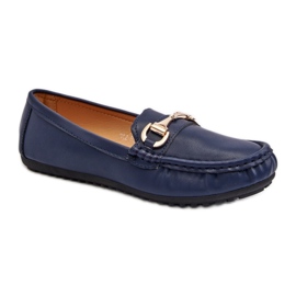 Step in style Mocassins Modelo Demese NN22-991 Azul - Entre com estilo