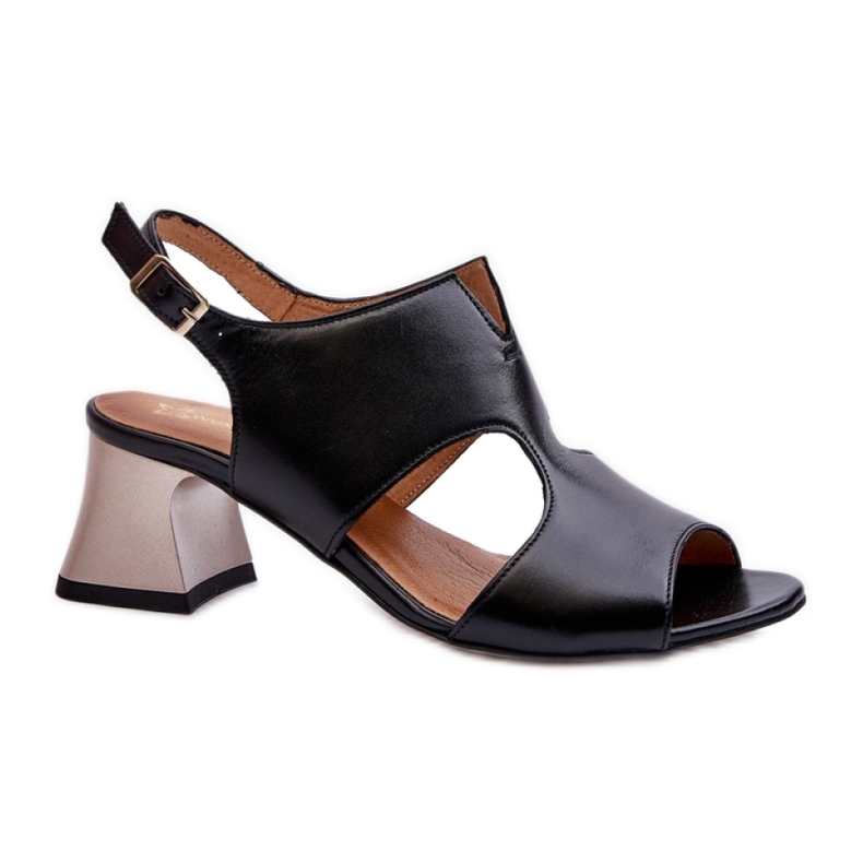 Step in style Sandália Modelo Maciejka 06566-01 Preta - Entre com estilo preto