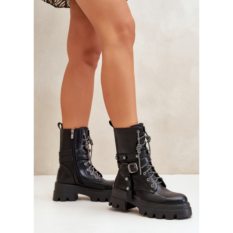 Step in style Modelo de trabalho Berivana CLS-322 Preto - Entre com estilo