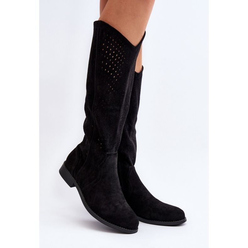 Step in style Modelo S.Barski HY66-150 Botas pretas - Entre com estilo preto