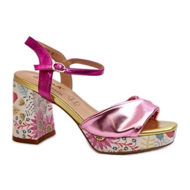 Step in style Sandálias Modelo Da CR980 Rosa - Entre com estilo