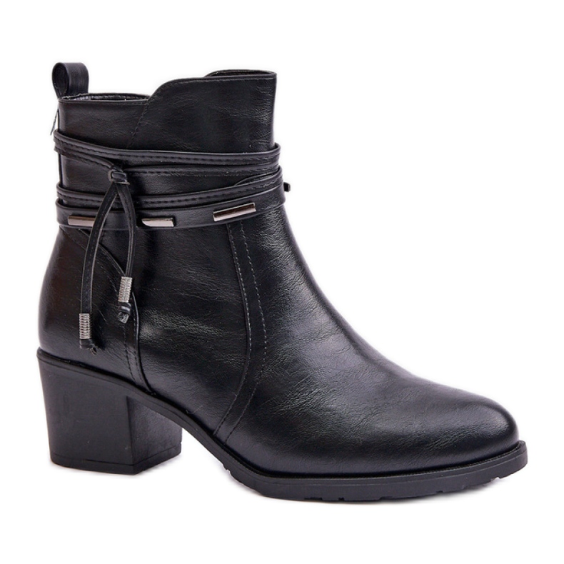 Step in style Botas Modelo Lobina ASA128-37 Pretas - Entre com estilo preto