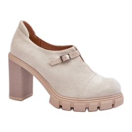 Step in style Calçado Modelo Tauina ASA218-7 Bege - Entre com estilo