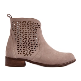 Step in style Botas Modelo Zazoo 2791/024 Bege – Entre com estilo